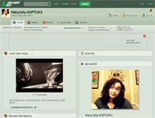 Tablet Screenshot of naturally-n3ptun3.deviantart.com