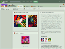 Tablet Screenshot of nightsfan.deviantart.com