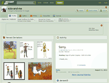 Tablet Screenshot of ezio-and-me.deviantart.com