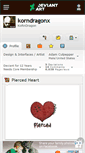 Mobile Screenshot of korndragonx.deviantart.com
