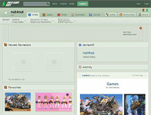Tablet Screenshot of nut4nut.deviantart.com