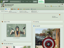 Tablet Screenshot of movielover37.deviantart.com