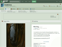 Tablet Screenshot of deabellona.deviantart.com