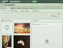 Tablet Screenshot of eternalrequiem.deviantart.com