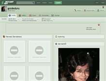 Tablet Screenshot of gozdeduru.deviantart.com