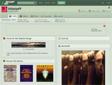 Tablet Screenshot of diggyspiff.deviantart.com