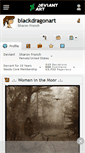 Mobile Screenshot of blackdragonart.deviantart.com