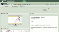 Desktop Screenshot of fouryong.deviantart.com