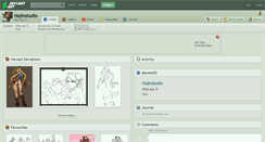Desktop Screenshot of hajinstudio.deviantart.com