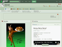 Tablet Screenshot of ericvonl.deviantart.com
