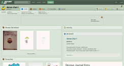 Desktop Screenshot of deme-chan1.deviantart.com