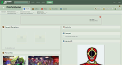 Desktop Screenshot of phinferbsentai.deviantart.com