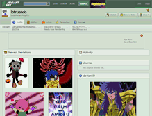 Tablet Screenshot of lotruendo.deviantart.com