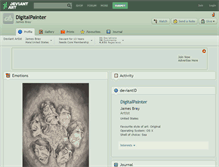Tablet Screenshot of digitalpainter.deviantart.com