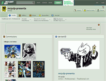 Tablet Screenshot of mrpulp-presenta.deviantart.com