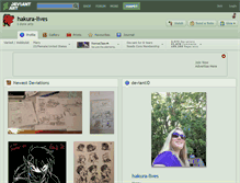 Tablet Screenshot of hakura-lives.deviantart.com