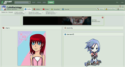 Desktop Screenshot of cutieblackmage.deviantart.com