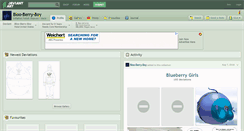 Desktop Screenshot of bloo-berry-boy.deviantart.com