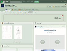 Tablet Screenshot of bloo-berry-boy.deviantart.com