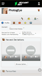 Mobile Screenshot of photogeye.deviantart.com
