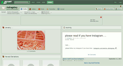 Desktop Screenshot of mahagabey.deviantart.com