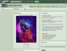 Tablet Screenshot of drizzt-a-fan-club.deviantart.com