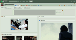 Desktop Screenshot of deadxdandelion.deviantart.com