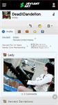 Mobile Screenshot of deadxdandelion.deviantart.com