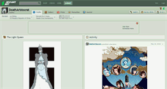 Desktop Screenshot of deatharistocrat.deviantart.com
