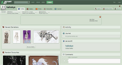 Desktop Screenshot of halloskye.deviantart.com