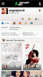 Mobile Screenshot of angelabondi.deviantart.com