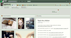 Desktop Screenshot of ladyofsword.deviantart.com