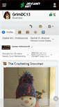 Mobile Screenshot of grimdc13.deviantart.com