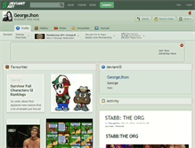 Tablet Screenshot of georgejhon.deviantart.com