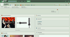 Desktop Screenshot of modaher.deviantart.com