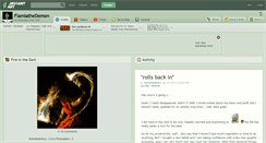 Desktop Screenshot of flamiathedemon.deviantart.com