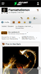 Mobile Screenshot of flamiathedemon.deviantart.com