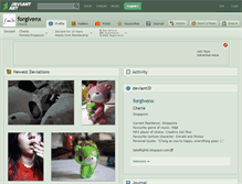 Tablet Screenshot of forgivenx.deviantart.com