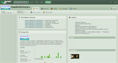 Desktop Screenshot of chaosrushuniverse.deviantart.com