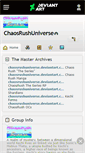 Mobile Screenshot of chaosrushuniverse.deviantart.com