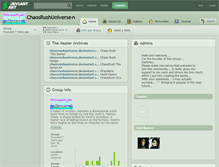 Tablet Screenshot of chaosrushuniverse.deviantart.com