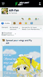 Mobile Screenshot of air-fan.deviantart.com