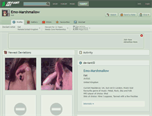 Tablet Screenshot of emo-marshmallow.deviantart.com