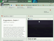 Tablet Screenshot of apenpaap.deviantart.com