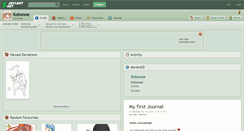 Desktop Screenshot of kokonoe.deviantart.com