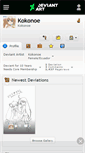 Mobile Screenshot of kokonoe.deviantart.com