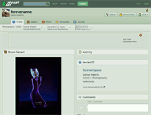 Tablet Screenshot of foreversanne.deviantart.com