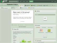 Tablet Screenshot of expansion-crazy.deviantart.com