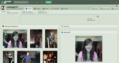 Desktop Screenshot of cosplaygirl27.deviantart.com