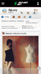 Mobile Screenshot of eglucy.deviantart.com